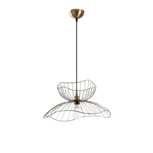 Lustra Farac Caramiziu 50x50x121 cm - Img 4