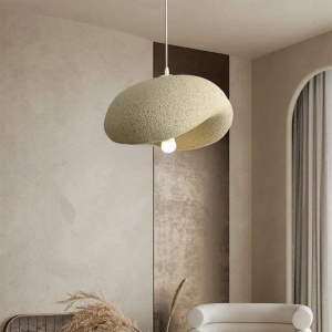 Lustra Ferecon Crem 45x45x25 cm - Img 2