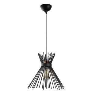 Lustra Kirpi Negru 34x34x131 cm - Img 2