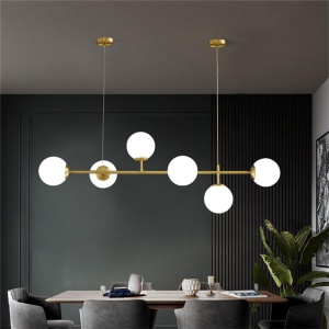 Lustra LED, Bemfy, Pako, Auriu 120x15x15 cm