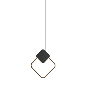 Lustra LED, Teebo, Negru, 23.5x20x29.5 cm