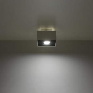 Lustra Mono Alb 14x14x11 cm - Img 3