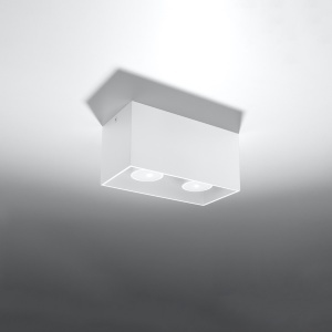 Lustra Quad Alb 20x10x10 cm - Img 2