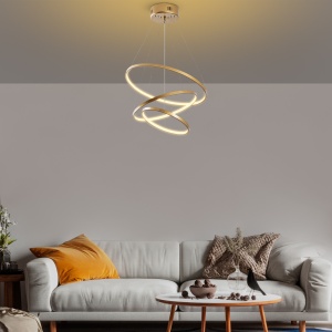 Lustra Simit Auriu 50x80x50 cm - Img 3