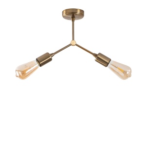 Lustra Sparrow Caramiziu 34x10x26 cm - Img 2
