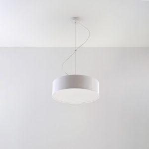 Lustra suspendata Arena Alb 35x35x111 cm - Img 2