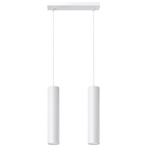Lustra suspendata Lagos Alb 30x6x90 cm
