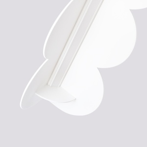 Lustra suspendata LED Biscuit Alb 4000K 131x13x200 cm - Img 9