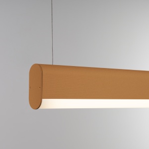 Lustra suspendata LED Farge Auriu 4000K 120x8x150 cm - Img 5