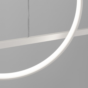 Lustra suspendata LED Glad Alb 4000K 120x20x212 cm - Img 4