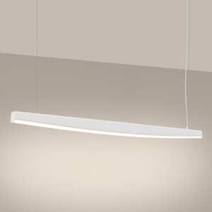 Lustra suspendata LED Jorun 150 Alb 3000K 150x3x210 cm - Img 3