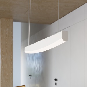 Lustra suspendata LED Jorun 150 Alb 3000K 150x3x210 cm - Img 13