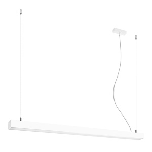 Lustra suspendata LED Pinne Alb 4000K 118x6x150 cm