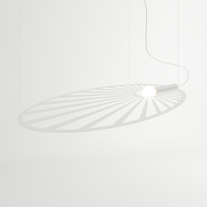 Lustra suspendata Lehdet Alb 110x80x150 cm - Img 2