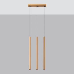 Lustra suspendata Pastelo Auriu 30x5x110 cm - Img 2