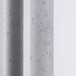 Lustra suspendata Pastelo din beton Gri 25x25x110 cm - Img 4