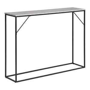 Masa consola Vita, Negru, 110x26x80 cm