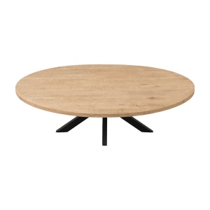 Masa de dining, Jenma, Negru, 90x180x76 cm - Img 4