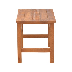Masa de gradina Summrine de plaja din lemn de fag solid culoare nuc 60x40x45 cm - Img 3