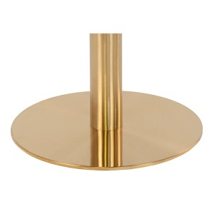 Masa dining Bolzano, Alb, 110x110x75 cm