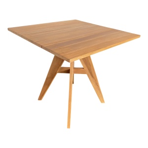 Masa dining Cadrada, Natural, 80x80x76 cm - Img 4
