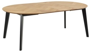 Masa dining Georgetown, Natural, 74.5x198x120 cm - Img 7