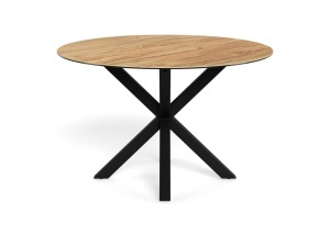 Masa dining Heaven, Natural, 75.5x119x119 cm - Img 4