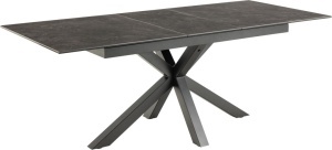Masa dining Heaven, Negru, 76x210x90 cm - Img 5