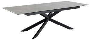 Masa dining Irwine, Gri, 76x240x100 cm - Img 7