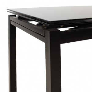 Masa Finn Extensibila Negru 170x70x75 cm - Img 5