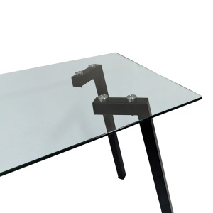 Masa Titta, Negru, 120x70x75 cm - Img 4
