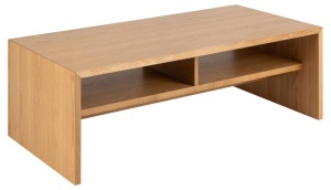 Masuta de cafea Arlon, Natural, 40x120x60 cm - Img 3