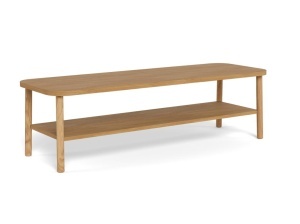 Masuta de cafea Banbury, Natural, 42x150x50 cm - Img 5