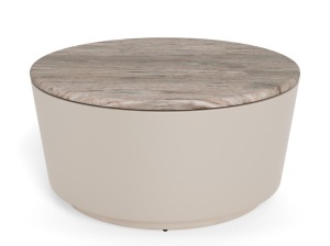Masuta de cafea Cangas, Gri, 41.5x80x80 cm - Img 4