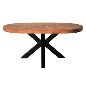 Masuta de cafea, Fardy, Negru, 120x60x45 cm - Img 3