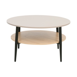 Masuta de cafea, Kody, Taupe, 80x80x45 cm - Img 3