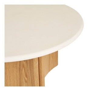 Masuta de cafea Motril, Alb, 80x80x37 cm - Img 3