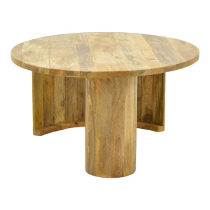 Masuta de cafea, Orban, Natural, 80x80x45 cm - Img 4