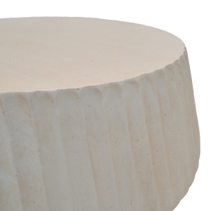 Masuta de cafea, Rongo, Pako, Crem 80x80x41 cm - Img 3