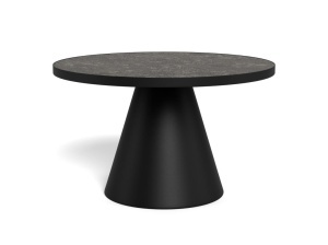 Masuta de cafea Soli, Negru, 40x65.7x65.7 cm - Img 4