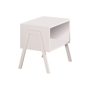 Noptiera Taffa Pako World Alb 49x35x49 cm - Img 3