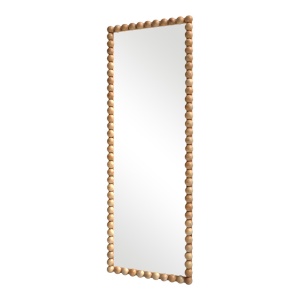 Oglinda cu lemn Ledalo, Pako World, Natural, 45x4.5x130 cm - Img 3