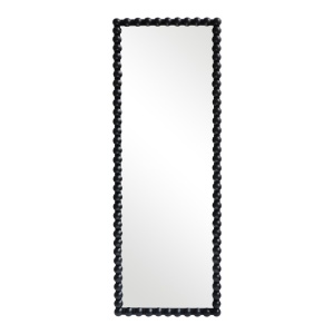 Oglinda cu lemn Ledalo, Pako World, Negru, 45x4.5x130 cm