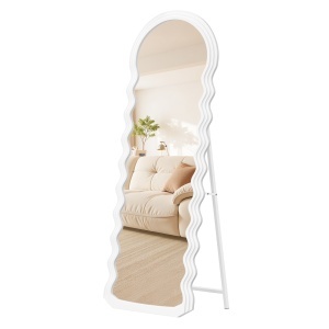 Oglinda de podea Songmics Alb 50x4.7x160 cm - Img 2