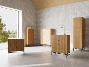 Pantofar Albany, Natural, 140.4x98.7x35 cm - Img 5