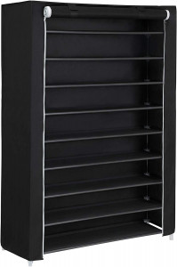 Pantofar, Songmics, Negru, 100x28x162 cm - Img 2