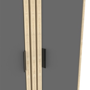 Pantofar V1, Shoby, Gri, 30x70.5x91 cm - Img 6