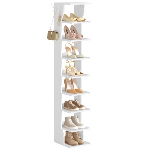 Pantofar Vasagle Alb 26.5x30x147 cm - Img 2