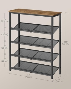 Pantofar Vasagle Maro 75x28x93 cm - Img 2