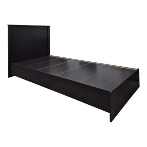 Pat cu saltea, Athos-Nemesis, Wenge, 197.5x99x96 cm - Img 2